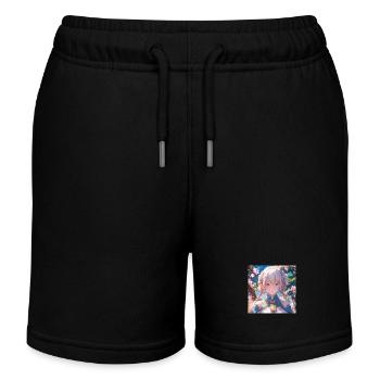 Magiciens Eva - Short de jogging enfant bio Stanley/Stella - noir - Devant