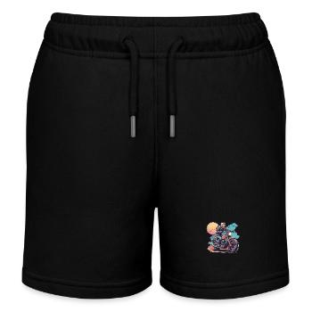 Moto Rouge Moto - Short de jogging enfant bio Stanley/Stella - noir - Devant