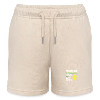 Baumpfleger Baumchirurg Kletterer Klettertrimmer - Kinder Organic Joggingshorts Mini Bolter von Stanley/Stella - Natur - Vorne