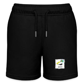 Graduation 2024 class High school graduation party - Kids Organic Sweat Shorts by Stanley/Stella - black - Front