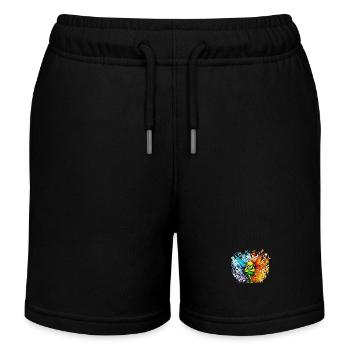 Die Fee der Mutter - Kinder Organic Joggingshorts Mini Bolter von Stanley/Stella - Schwarz - Vorne