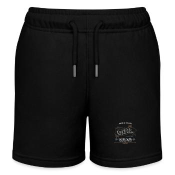 Swimmer Bday Joke Bicycle Swim - Kids Organic Sweat Shorts by Stanley/Stella - black - Front