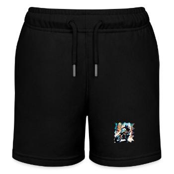 Coureur de moto - Short de jogging enfant bio Stanley/Stella - noir - Devant