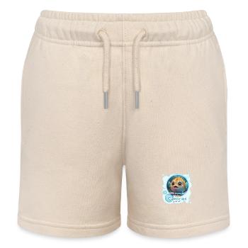 Kugelfisch - Kinder Organic Joggingshorts Mini Bolter von Stanley/Stella - Natur - Vorne