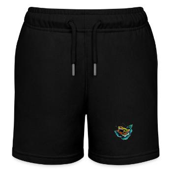 Grenouille - Short de jogging enfant bio Stanley/Stella - noir - Devant