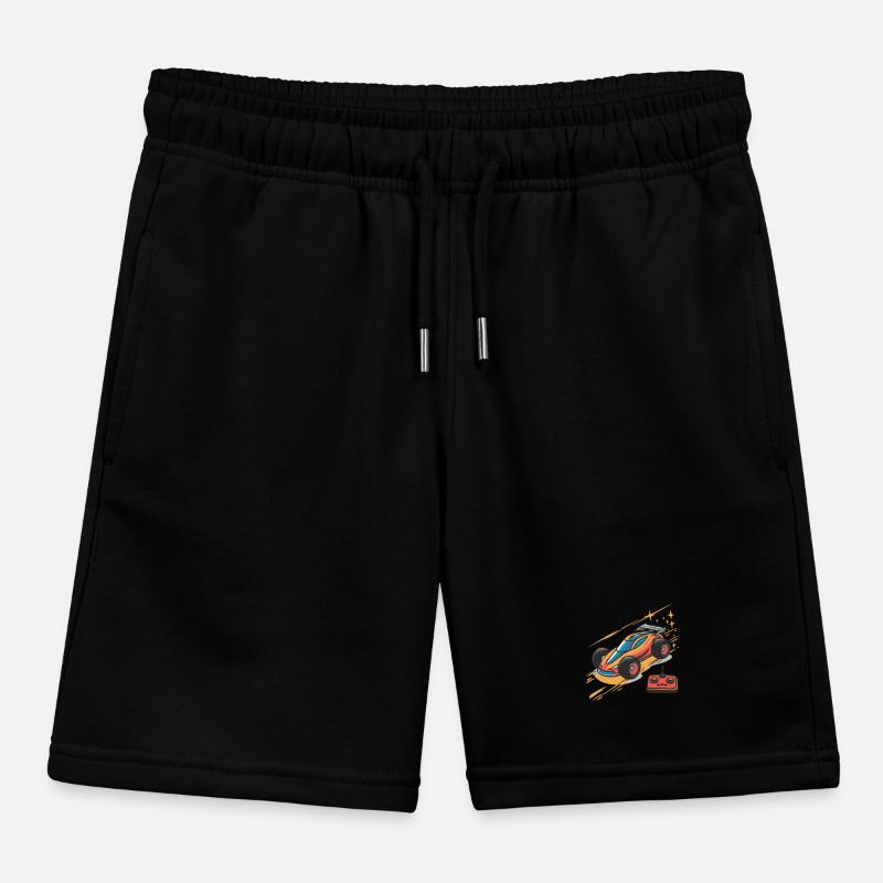 Little Racer - Remote Control Car Kids Organic Sweat Shorts by Stanley/Stella