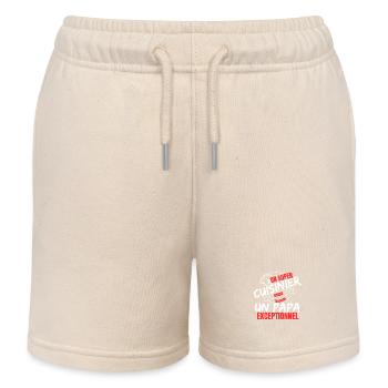 COOK DAD - Kids Organic Sweat Shorts by Stanley/Stella - soft Ecru - Front