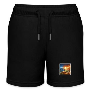 Mindset - Kinder Organic Joggingshorts Mini Bolter von Stanley/Stella - Schwarz - Vorne
