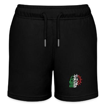 Symbole aztèque Maya mexicain Drapeau mexicain ancien - Short de jogging enfant bio Stanley/Stella - noir - Devant