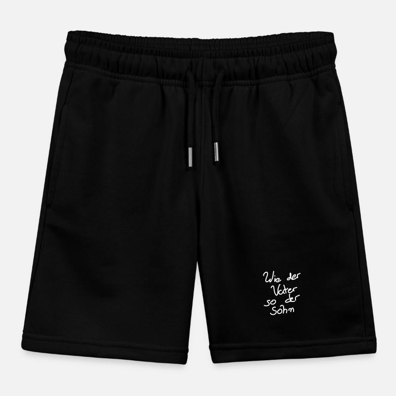 Like father, like son Kids Organic Sweat Shorts by Stanley/Stella