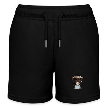 Streber Nerd Geek Computerfreak - Gotta break free - Kinder Organic Joggingshorts Mini Bolter von Stanley/Stella - Schwarz - Vorne