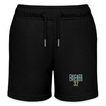 CHICAGO 32 ÉTATS-UNIS - Short de jogging enfant bio Stanley/Stella - noir - Devant