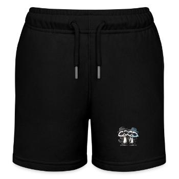 Blues Raccones - Short de jogging enfant bio Stanley/Stella - noir - Devant