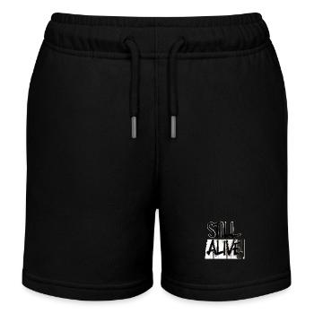 immer noch am leben - still alive - Kinder Organic Joggingshorts Mini Bolter von Stanley/Stella - Schwarz - Vorne