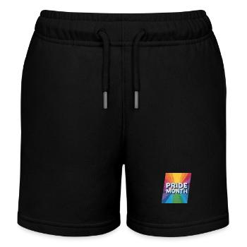 LGBTQ Pride Month - Kinder Organic Joggingshorts Mini Bolter von Stanley/Stella - Schwarz - Vorne