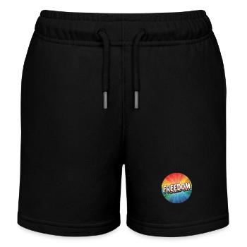 Liberté LGBTQ - Short de jogging enfant bio Stanley/Stella - noir - Devant