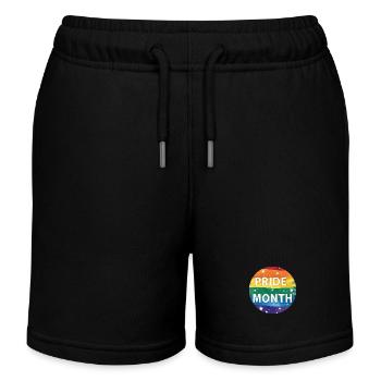 LGBTQ Pride Month - Kinder Organic Joggingshorts Mini Bolter von Stanley/Stella - Schwarz - Vorne