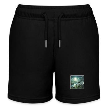 Compter les moutons - Short de jogging enfant bio Stanley/Stella - noir - Devant