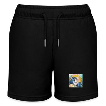 Imperator-Löwe - Kinder Organic Joggingshorts Mini Bolter von Stanley/Stella - Schwarz - Vorne