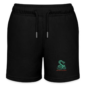 Snake 2024 01 - Kids Organic Sweat Shorts by Stanley/Stella - black - Front