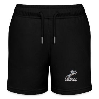 Show Jumper Chrome 1 - Short de jogging enfant bio Stanley/Stella - noir - Devant