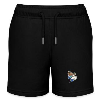 Tropical Vibes - Kids Organic Sweat Shorts by Stanley/Stella - black - Front