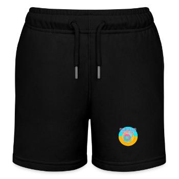 Freedom for doughnuts - Kids Organic Sweat Shorts by Stanley/Stella - black - Front