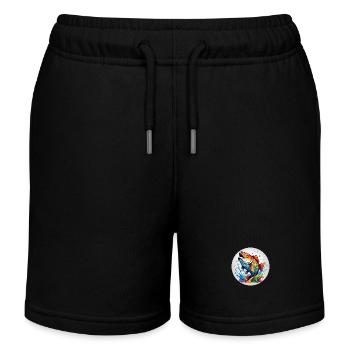 Lot de poisson rond - Short de jogging enfant bio Stanley/Stella - noir - Devant
