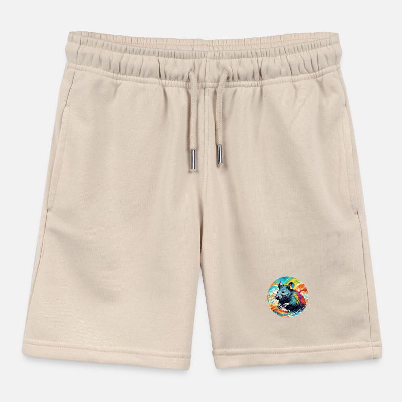 Ratte runder Batch Kinder Organic Joggingshorts Mini Bolter von Stanley/Stella