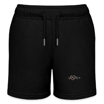 battement de cœur carp koi - Short de jogging enfant bio Stanley/Stella - noir - Devant