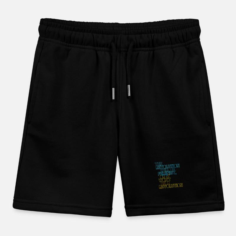 Die Revolution wird feministisch sein, oder wird sie es nicht sein Kinder Organic Joggingshorts Mini Bolter von Stanley/Stella