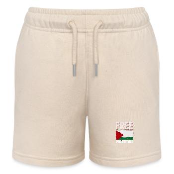 Palästina - Kinder Organic Joggingshorts Mini Bolter von Stanley/Stella - Natur - Vorne