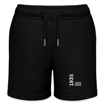 1935 limited edition - Short de jogging enfant bio Stanley/Stella - noir - Devant
