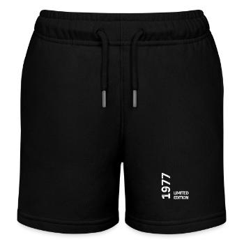 1977 limited edition - Short de jogging enfant bio Stanley/Stella - noir - Devant