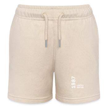 1987 Limitierte Auflage - Kinder Organic Joggingshorts Mini Bolter von Stanley/Stella - Natur - Vorne