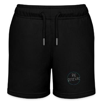Big Brother - Kinder Organic Joggingshorts Mini Bolter von Stanley/Stella - Schwarz - Vorne