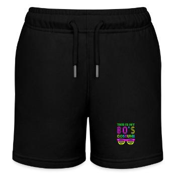 Das ist mein 80er Jahre Kostüm - Retro Party - Kinder Organic Joggingshorts Mini Bolter von Stanley/Stella - Schwarz - Vorne