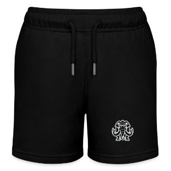 Éléphant mammouth - Short de jogging enfant bio Stanley/Stella - noir - Devant