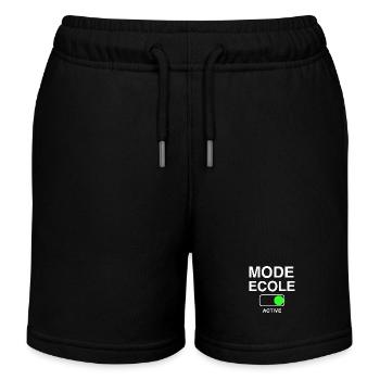 ECOLE RENTRE SCOLAIRE DROLE CADEAU - Short de jogging enfant bio Stanley/Stella - noir - Devant