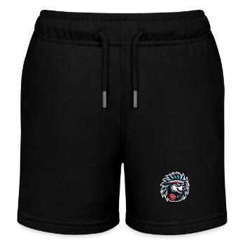 Stachelschwein-Basketballmannschaft - Kinder Organic Joggingshorts Mini Bolter von Stanley/Stella - Schwarz - Vorne