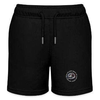 Paresseux Manger Dormir Répéter - Short de jogging enfant bio Stanley/Stella - noir - Devant
