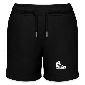 Nature Forest Hiking Shoe - Kids Organic Sweat Shorts by Stanley/Stella - black - Front