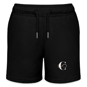 Unendlicher Buchstabe c - Kinder Organic Joggingshorts Mini Bolter von Stanley/Stella - Schwarz - Vorne