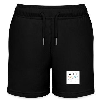 Dirty Dogs - Kids Organic Sweat Shorts by Stanley/Stella - black - Front