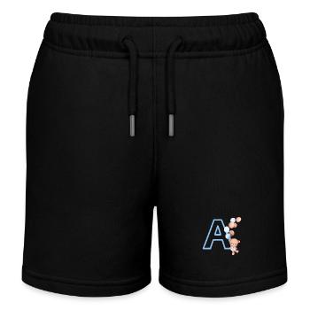Brief an Blue Bear - Kinder Organic Joggingshorts Mini Bolter von Stanley/Stella - Schwarz - Vorne