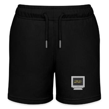 CRT Design - This guy are sick - Kids Organic Sweat Shorts by Stanley/Stella - black - Front