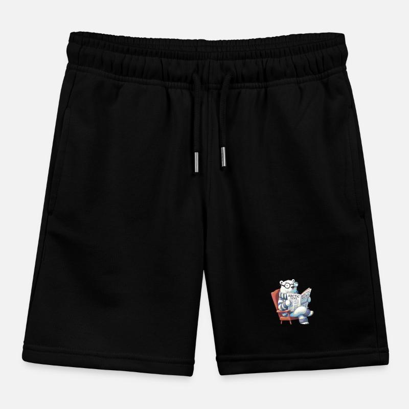 Eisbär liest Zeitung Kinder Organic Joggingshorts Mini Bolter von Stanley/Stella