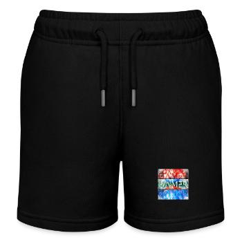 Gamer - Kinder Organic Joggingshorts Mini Bolter von Stanley/Stella - Schwarz - Vorne