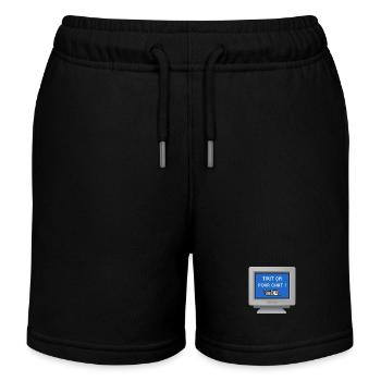 CRT-Design - Das alles für Katzen! - Kinder Organic Joggingshorts Mini Bolter von Stanley/Stella - Schwarz - Vorne