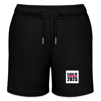 Class of 2025 - Kids Organic Sweat Shorts by Stanley/Stella - black - Front